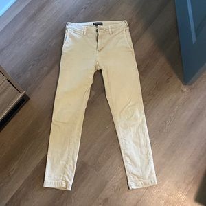 Skinny American eagle khakis flex